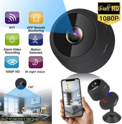 A9 1080p HD Magnetic WiFi Mini Camera | Wireless Home Security Camera with Night Vision, Motion Detection & Remote App Control