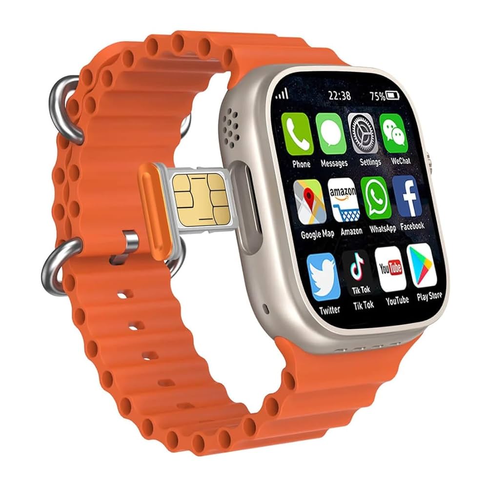 ST10 5G Android Sim Watch | 4 GB Ram 64 GB Memory | Front Back Camera