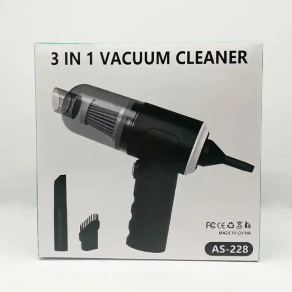 3 In 1 Portable Wireless Handheld Vacuum Cleaner AS-228 | Car & Home