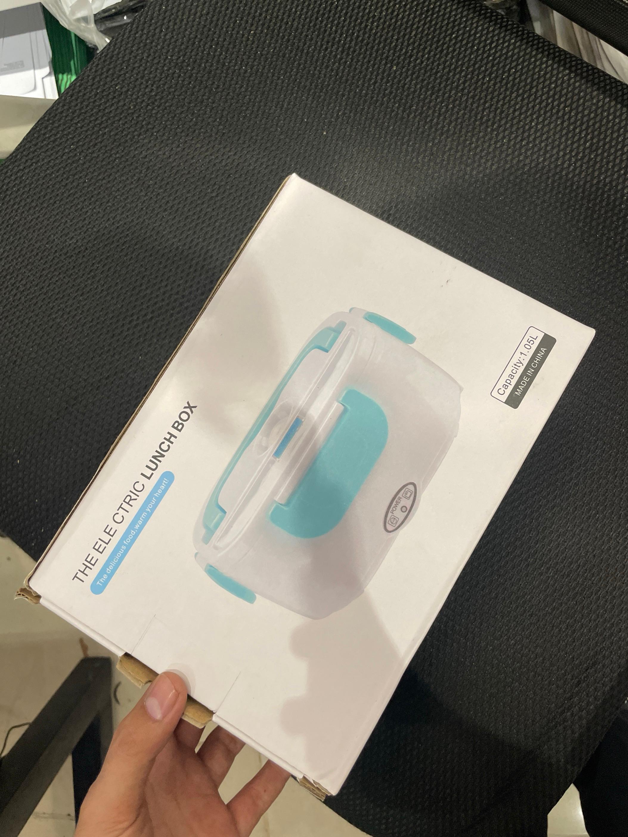 Electric Lunch Box with Stainless Steel Inner | Portable Food Heating Lunch Box for Office, School & Travel (Random Color)